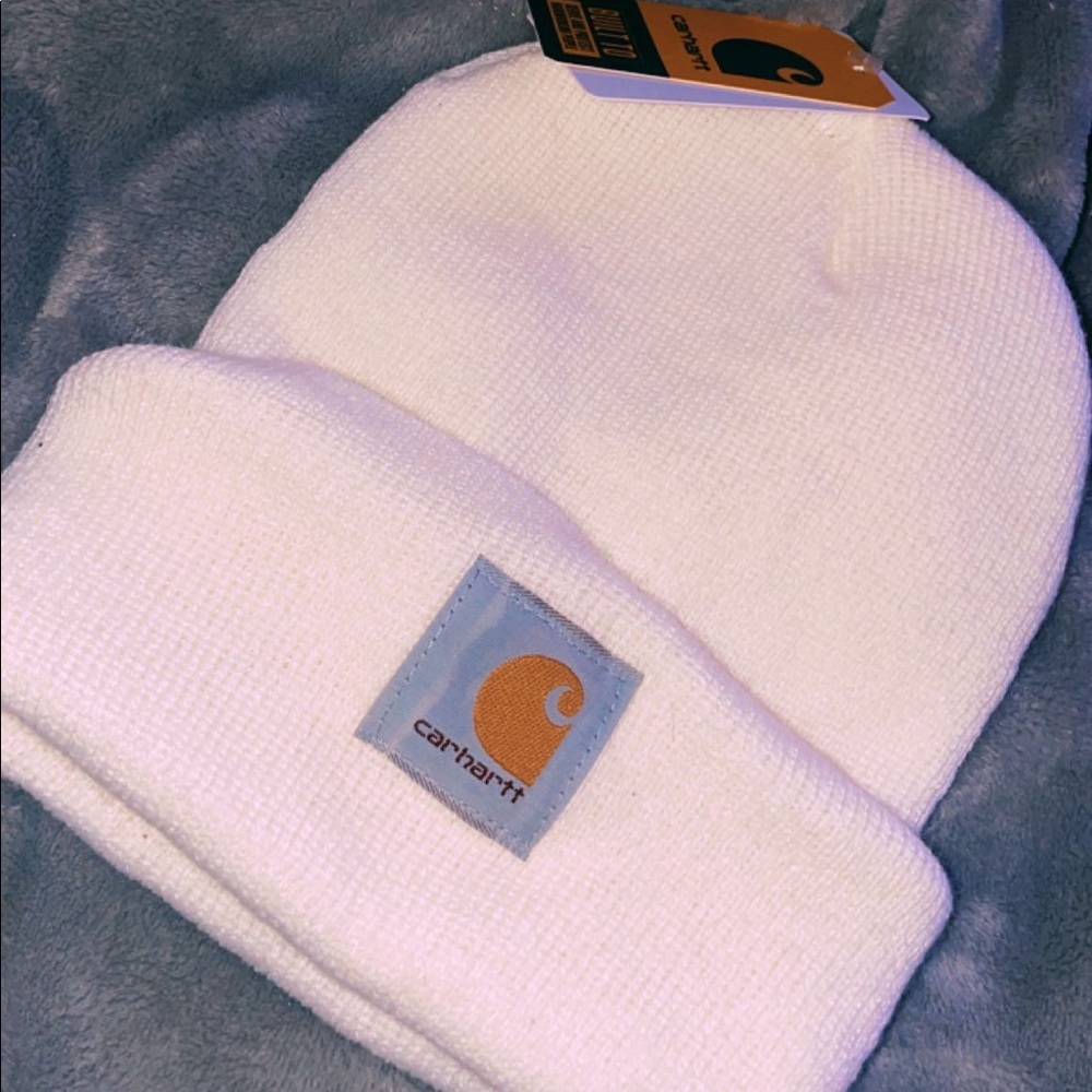 white carhartt beanie!